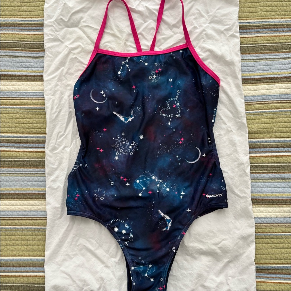 Zodiac constellations divers training suit gretchen and alex walsh